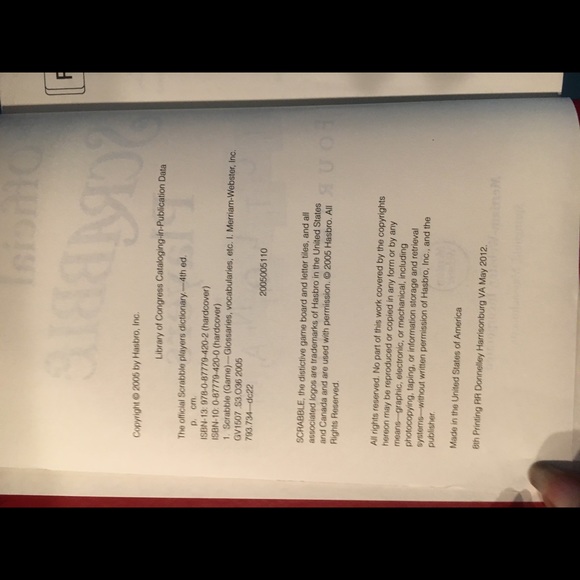 The Official Scrabble Players Dictionary - Picture 8 of 9